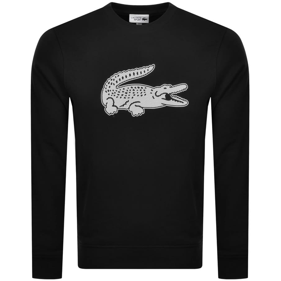 Alternative Image for ProductLacoste Sport Crew Neck Sweatshirt Black1